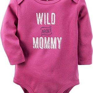 Carter's Baby Girls' Wild About Mommy Bodysuit